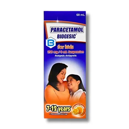 Biogesic Kids Suspension 250mg/5mL